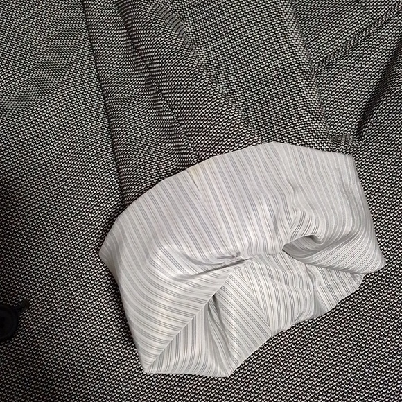 Calvin Klein mens slim fit sport Coat blazer jacket Grey wool 48XL - Picture 4 of 8